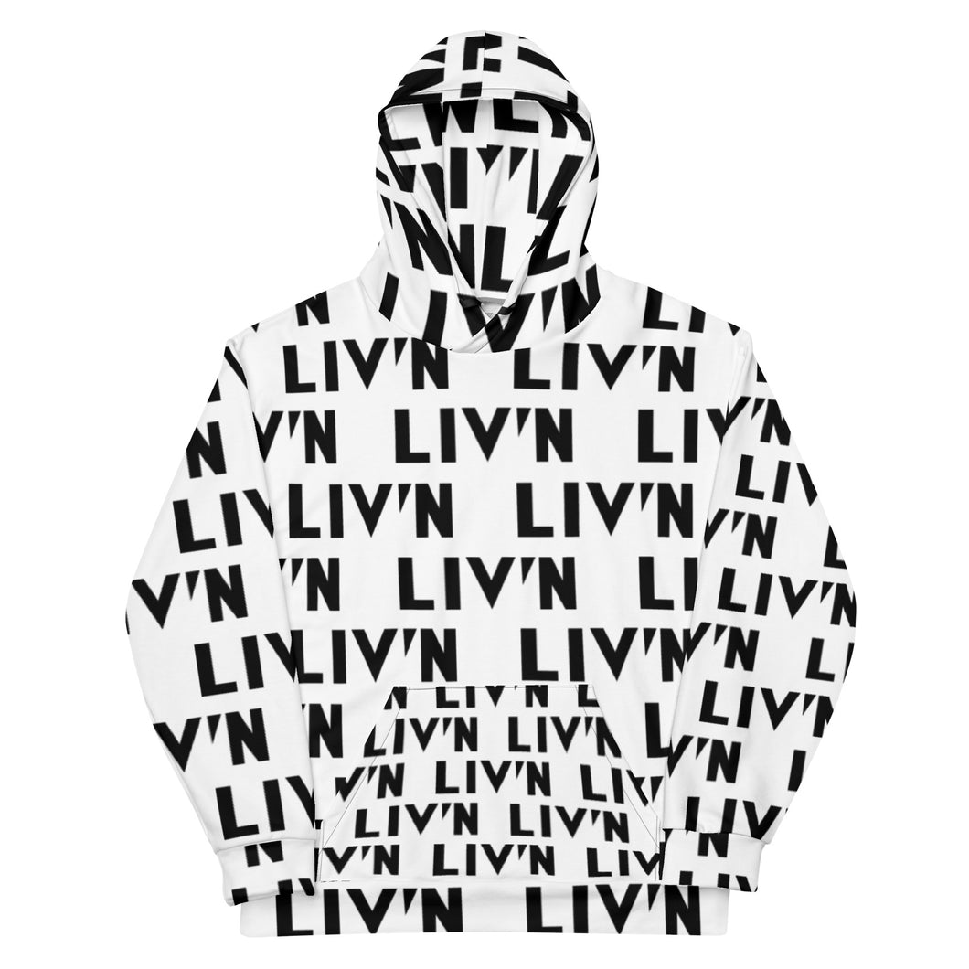 LIV'N All Over Hoodie