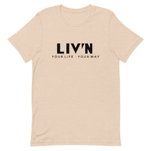 LIV'N YLYW Black Logo Short-Sleeve T-Shirt