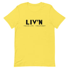 LIV'N YLYW Black Logo Short-Sleeve T-Shirt