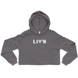 LIV'N Crop Hoodie